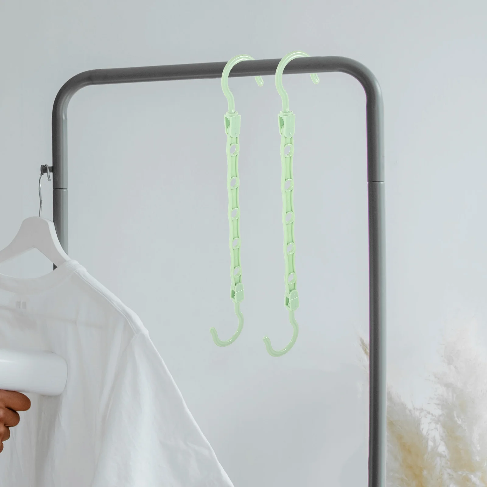 6pcs Anti-Wind Clothes Hangers Space Saving Wardrobe Organizer For Heavy Coats T-Shirts Shirt Closet Storage Multi-Functional
6pcs Anti-Wind Clothes Hangers Space Saving Wardrobe Organizer For Heavy Coats T-Shirts Shirt Closet Storage Multi-Functional