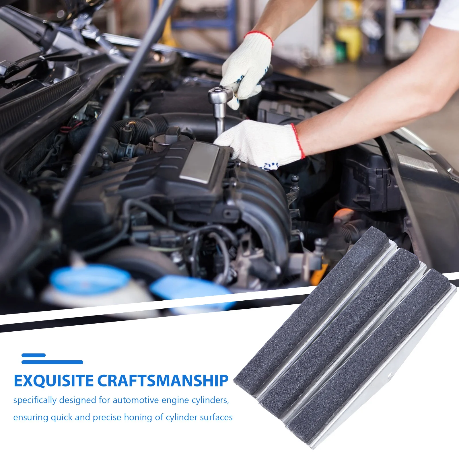 3Sets Engine Cylinder Honing Replacement Stone Kit Durable Iron 3 Jaw Design Precision Polishing Cleaning Tool Set
3Sets Engine Cylinder Honing Replacement Stone Kit Durable Iron 3 Jaw Design Precision Polishing Cleaning Tool Set