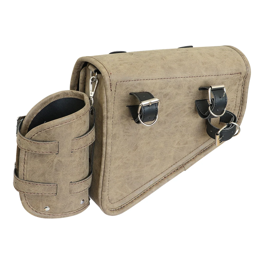 Waterproof PU Leather Motorcycle Saddle Bags Universal Cafe Racer Luggage Bag with Water Bottle Holder
Waterproof PU Leather Motorcycle Saddle Bags Universal Cafe Racer Luggage Bag with Water Bottle Holder