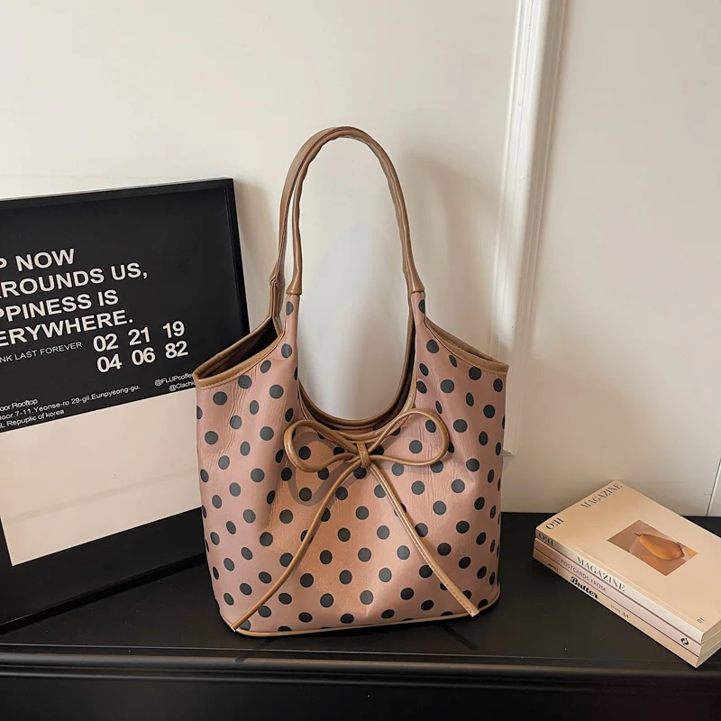 Large Canvas Women Shoulder Shopper Bag Fashion Polka Dots Ladies Luxury Designer Cloth Tote Bag for Woman 2026 Female Handbags
Large Canvas Women Shoulder Shopper Bag Fashion Polka Dots Ladies Luxury Designer Cloth Tote Bag for Woman 2026 Female Handbags