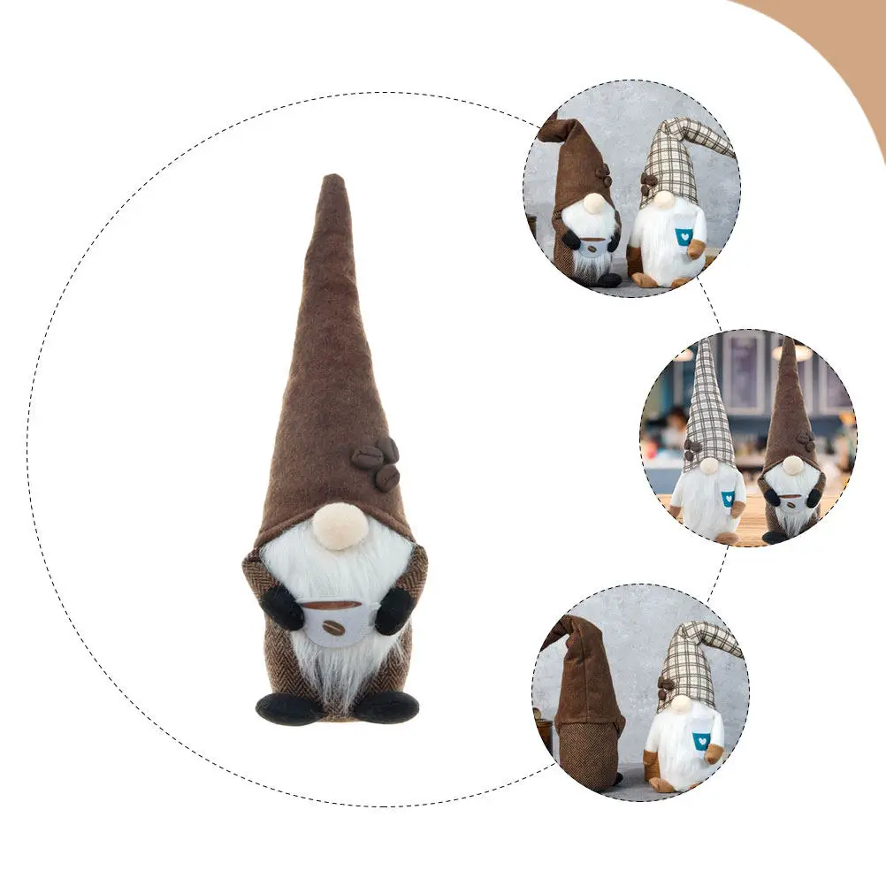 Coffee Gnome Soft Stuffed Gnome Decoration Coffee Table Ornament Desktop Decor Home Party Scene Layout Festival Adornment
Coffee Gnome Soft Stuffed Gnome Decoration Coffee Table Ornament Desktop Decor Home Party Scene Layout Festival Adornment