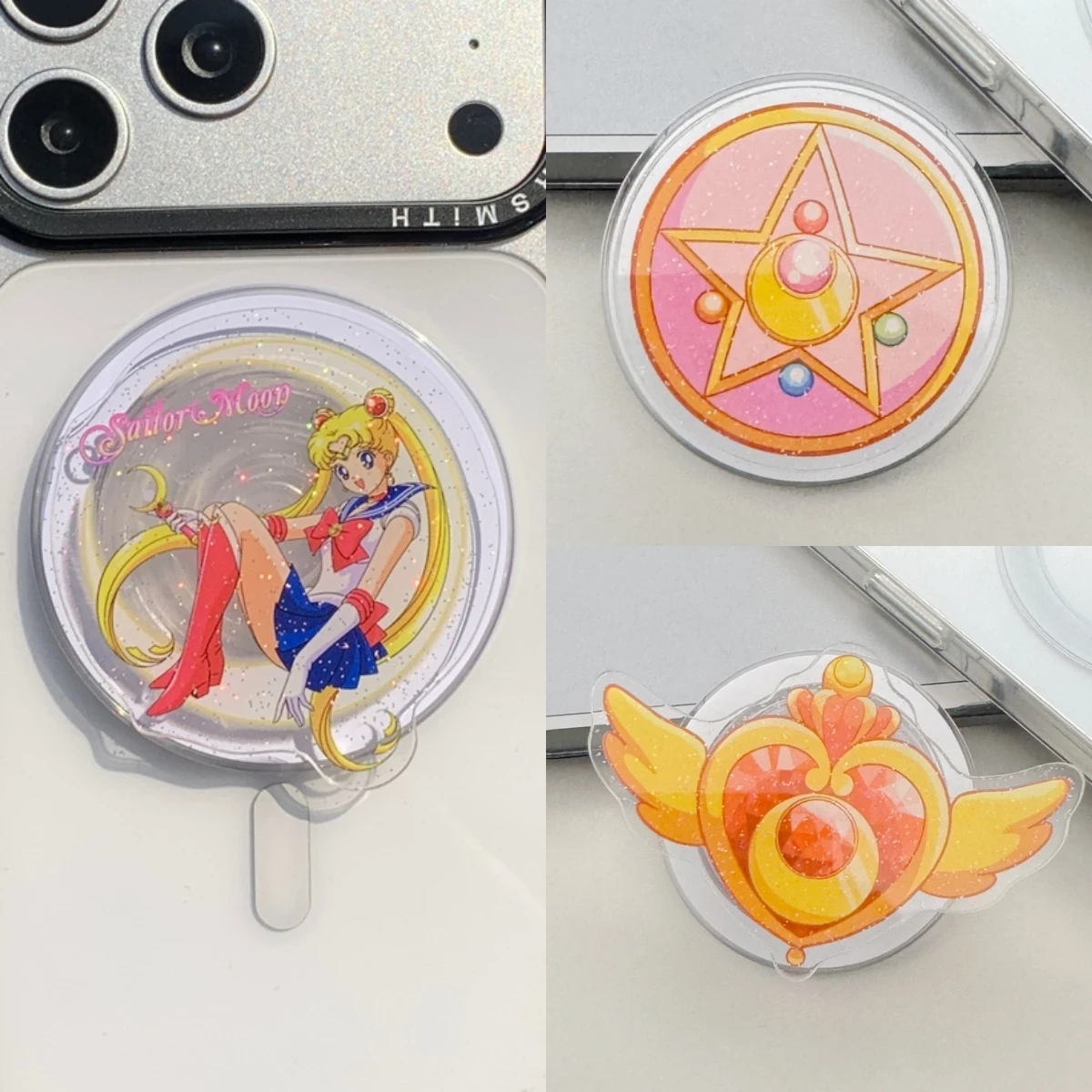 Cute Anime Sailor Moon For Magsafe Magnetic Phone Griptok Grip Tok Stand For iPhone Samsung Foldable Wireless Charging Holder
Cute Anime Sailor Moon For Magsafe Magnetic Phone Griptok Grip Tok Stand For iPhone Samsung Foldable Wireless Charging Holder