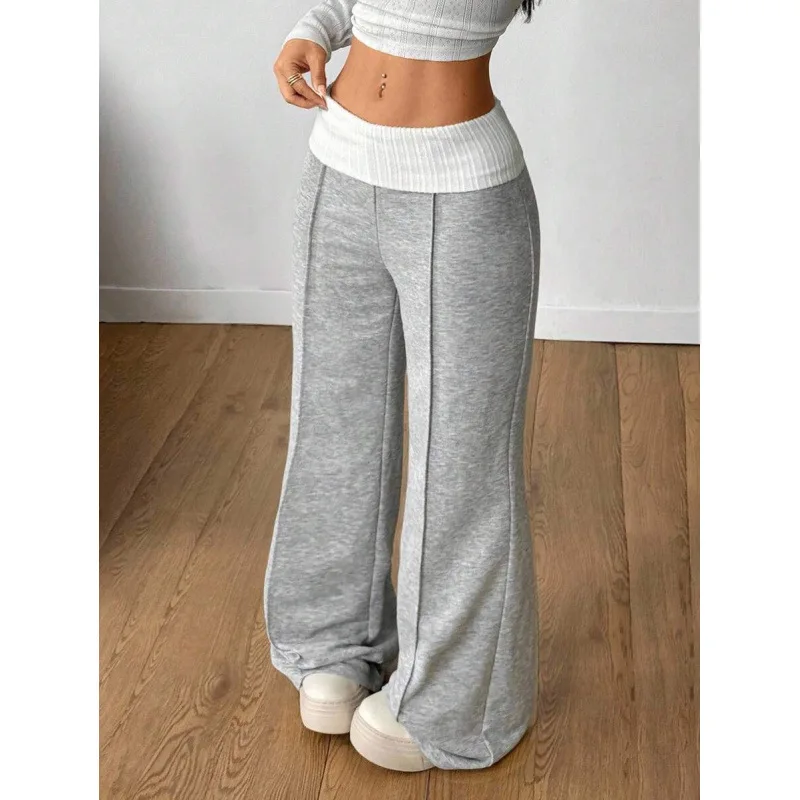 High Waist Wide Leg Sweatpants Neutral Style Casual Trousers for Women Spring Season Other Material 100% Comfortable Fit
High Waist Wide Leg Sweatpants Neutral Style Casual Trousers for Women Spring Season Other Material 100% Comfortable Fit