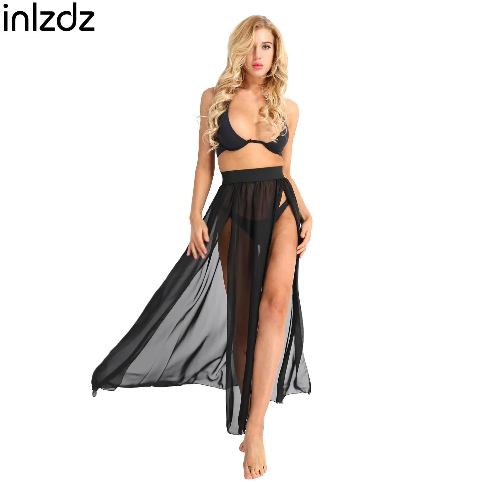 Womens Sexy Long Maxi Skirt Chiffon Skirts Bikini Swimwear Beach Party Bohemain Holiday Costume See Through Flowy Split Swimsuit
Womens Sexy Long Maxi Skirt Chiffon Skirts Bikini Swimwear Beach Party Bohemain Holiday Costume See Through Flowy Split Swimsuit
