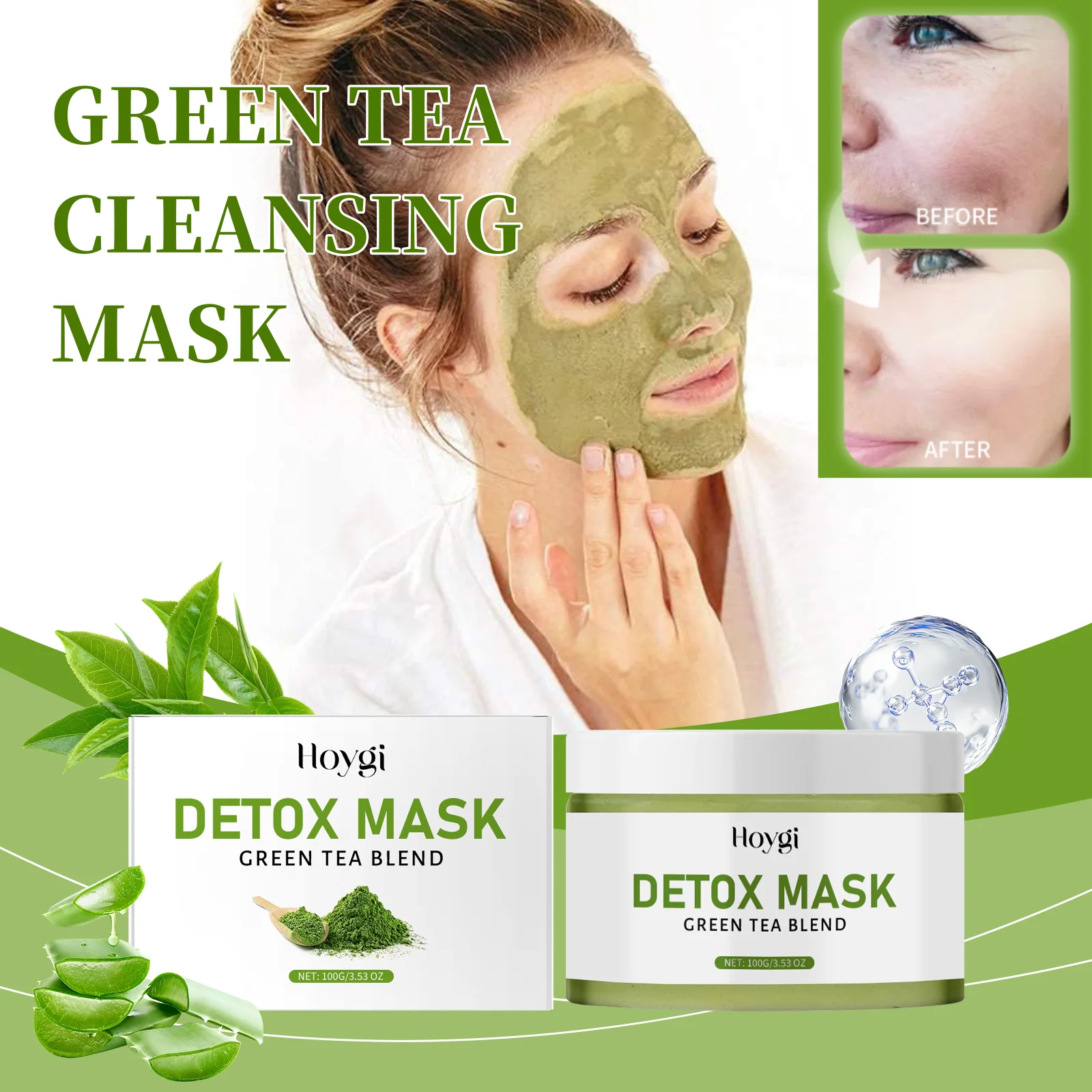 Глина с зеленым чаем, маска для нанесения пятен, очистка от черных точек, уход за кожей лица, увлажняющий, питательный, не высыхающий уход за пор
Глина с зеленым чаем, маска для нанесения пятен, очистка от черных точек, уход за кожей лица, увлажняющий, питательный, не высыхающий уход за пор