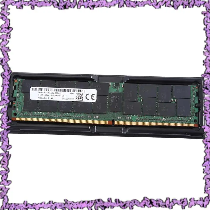 SCLL-1 PCS Parts Accessories Fit For MT 64GB DDR4 Server RAM Memory 2400Mhz PC4-19200 288PIN 4Drx4 RECC Memory RAM 1.2V REG ECC
SCLL-1 PCS Parts Accessories Fit For MT 64GB DDR4 Server RAM Memory 2400Mhz PC4-19200 288PIN 4Drx4 RECC Memory RAM 1.2V REG ECC