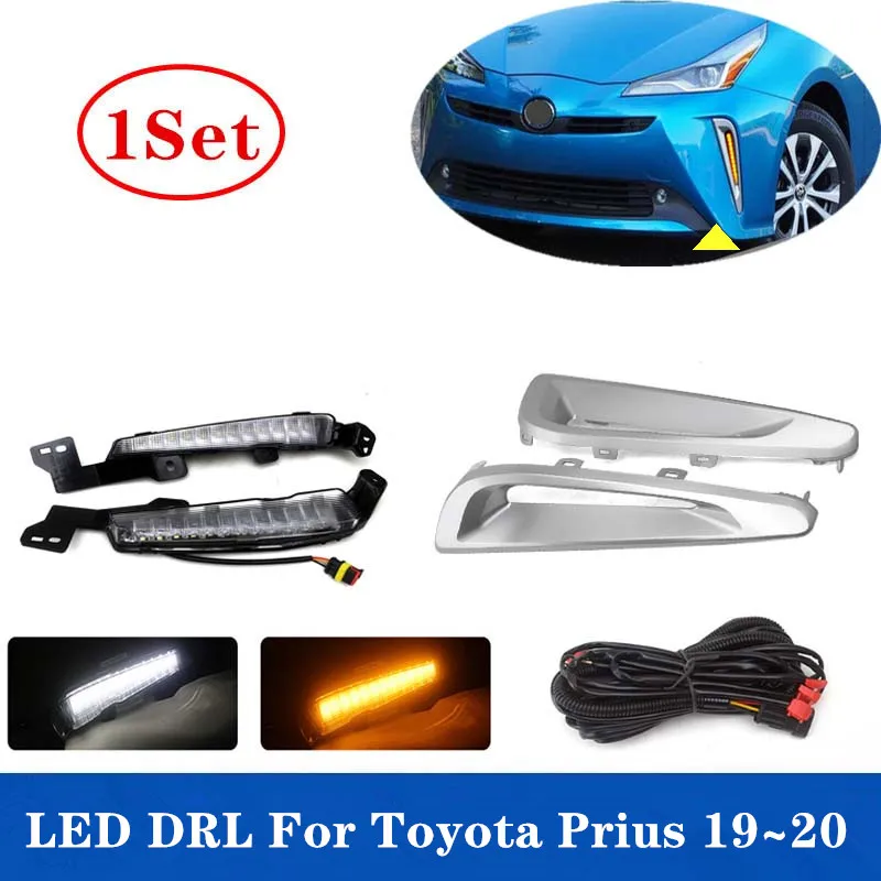 1Set LED DRL Daytime Running Light Fog Lamp Driving Turn Signal Lights For Toyota Prius 2019 2020
1Set LED DRL Daytime Running Light Fog Lamp Driving Turn Signal Lights For Toyota Prius 2019 2020