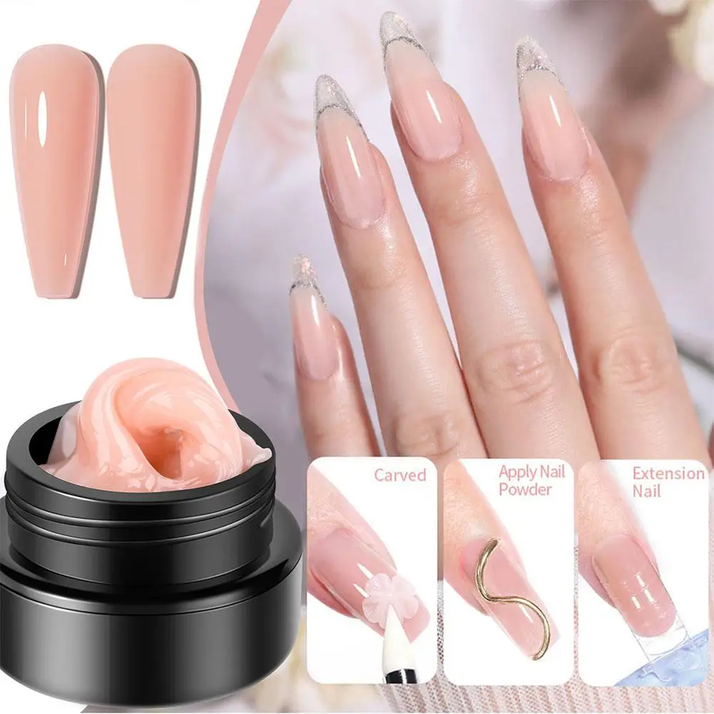 8ml Clear Non Stick Hand Solid Extension Nail Gel Polish Acrylic UV Flower 3D Varnish Building Art Gel Nail Carving U1F5
8ml Clear Non Stick Hand Solid Extension Nail Gel Polish Acrylic UV Flower 3D Varnish Building Art Gel Nail Carving U1F5