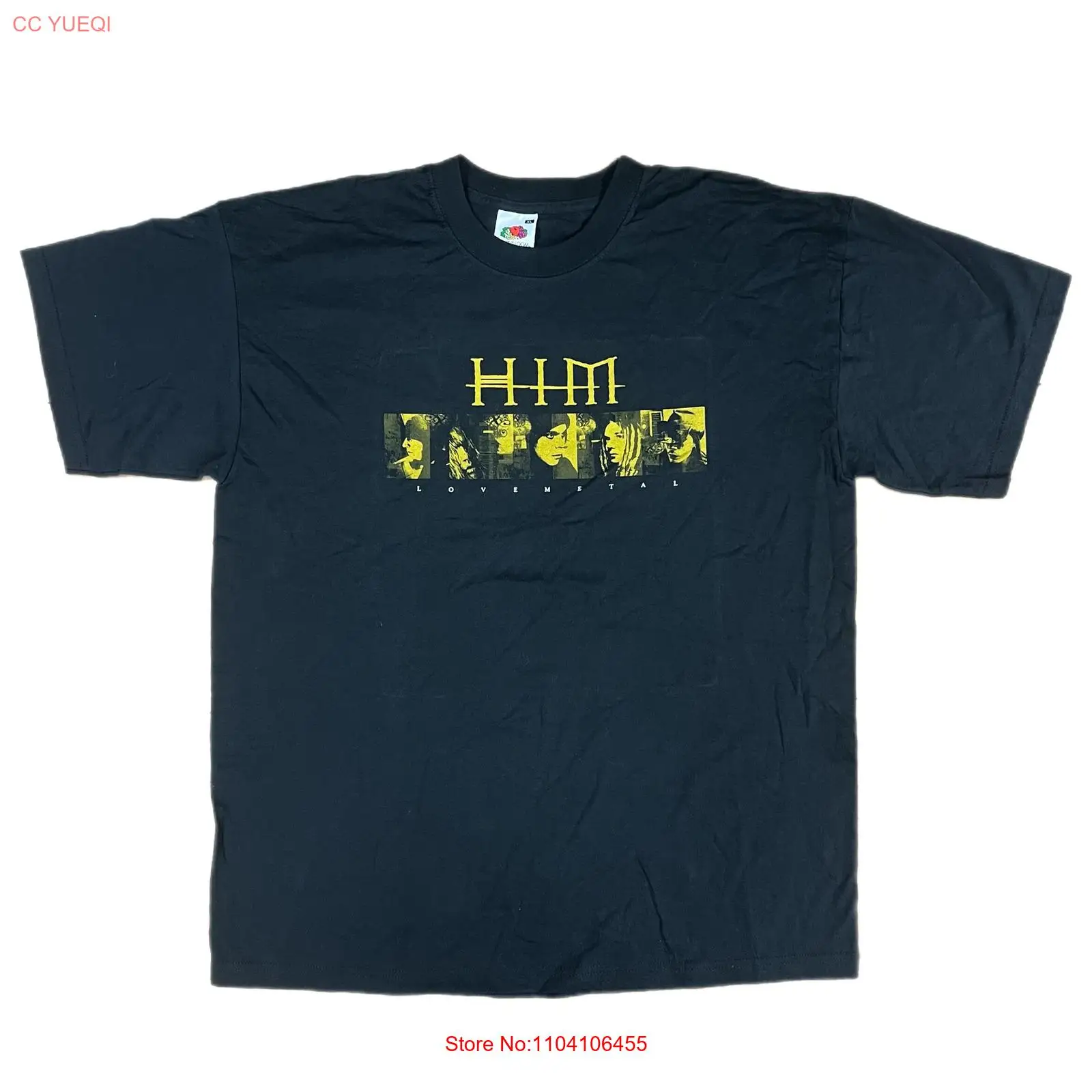 Винтажная футболка HIM "Love Metal", передвированная черная рубашка, подарок фанату, S-5XL
Винтажная футболка HIM "Love Metal", передвированная черная рубашка, подарок фанату, S-5XL