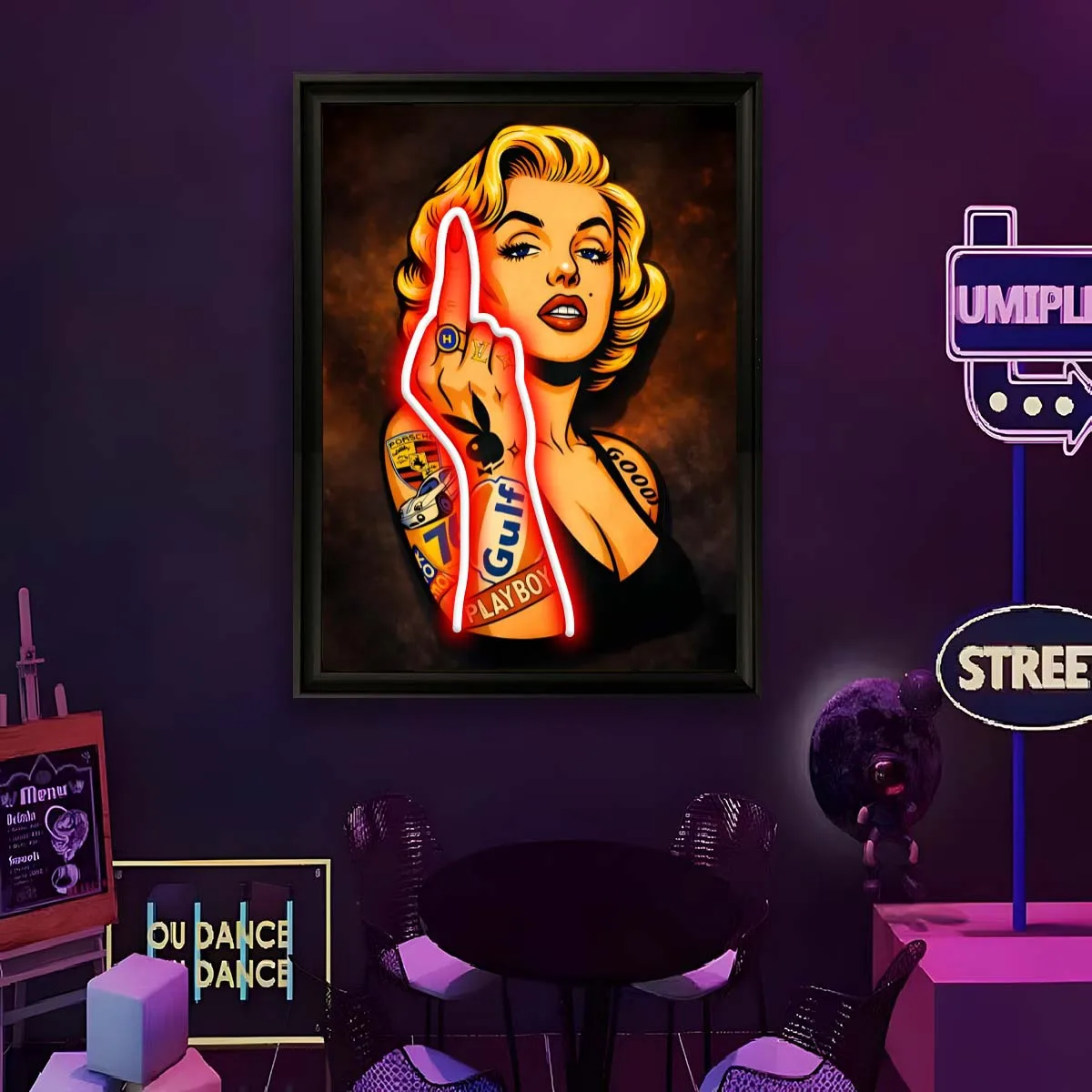Marilyn Monroe LED Neon Light USB Powered Wall Art Light Bar Party Gaming Room Bedroom Aesthetic Decoration Art Wall Light
Marilyn Monroe LED Neon Light USB Powered Wall Art Light Bar Party Gaming Room Bedroom Aesthetic Decoration Art Wall Light