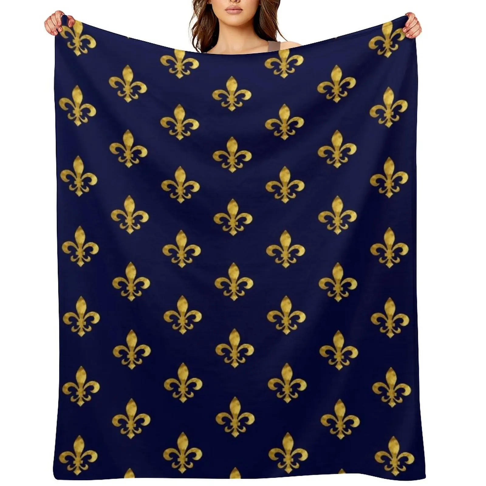 Florence Royal Fleur de Lis Throw Blanket for winter Thin Decoratives Moving Blankets
Florence Royal Fleur de Lis Throw Blanket for winter Thin Decoratives Moving Blankets