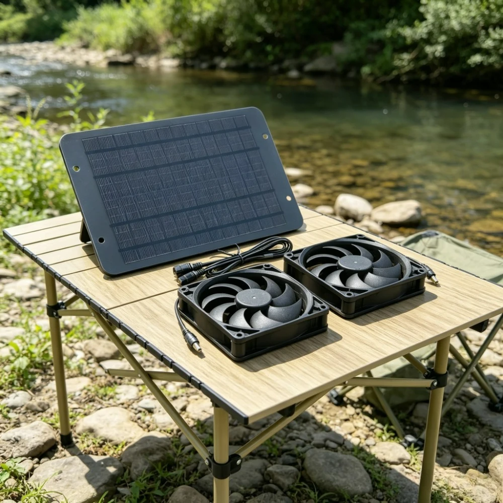 All Weather Available Solar Powered Double Fan Circulation Device Waterproof Exhaust Cool Gear Practical Choice For Backyard
All Weather Available Solar Powered Double Fan Circulation Device Waterproof Exhaust Cool Gear Practical Choice For Backyard