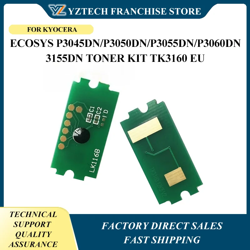 15pcs TK-3160 Chip M3645dn/P3260dn/ M3860 For Kyocera ECOSYS P3045dn/P3050dn/P3055dn/P3060dn/3155dn Toner Kit TK3160 EU
15pcs TK-3160 Chip M3645dn/P3260dn/ M3860 For Kyocera ECOSYS P3045dn/P3050dn/P3055dn/P3060dn/3155dn Toner Kit TK3160 EU