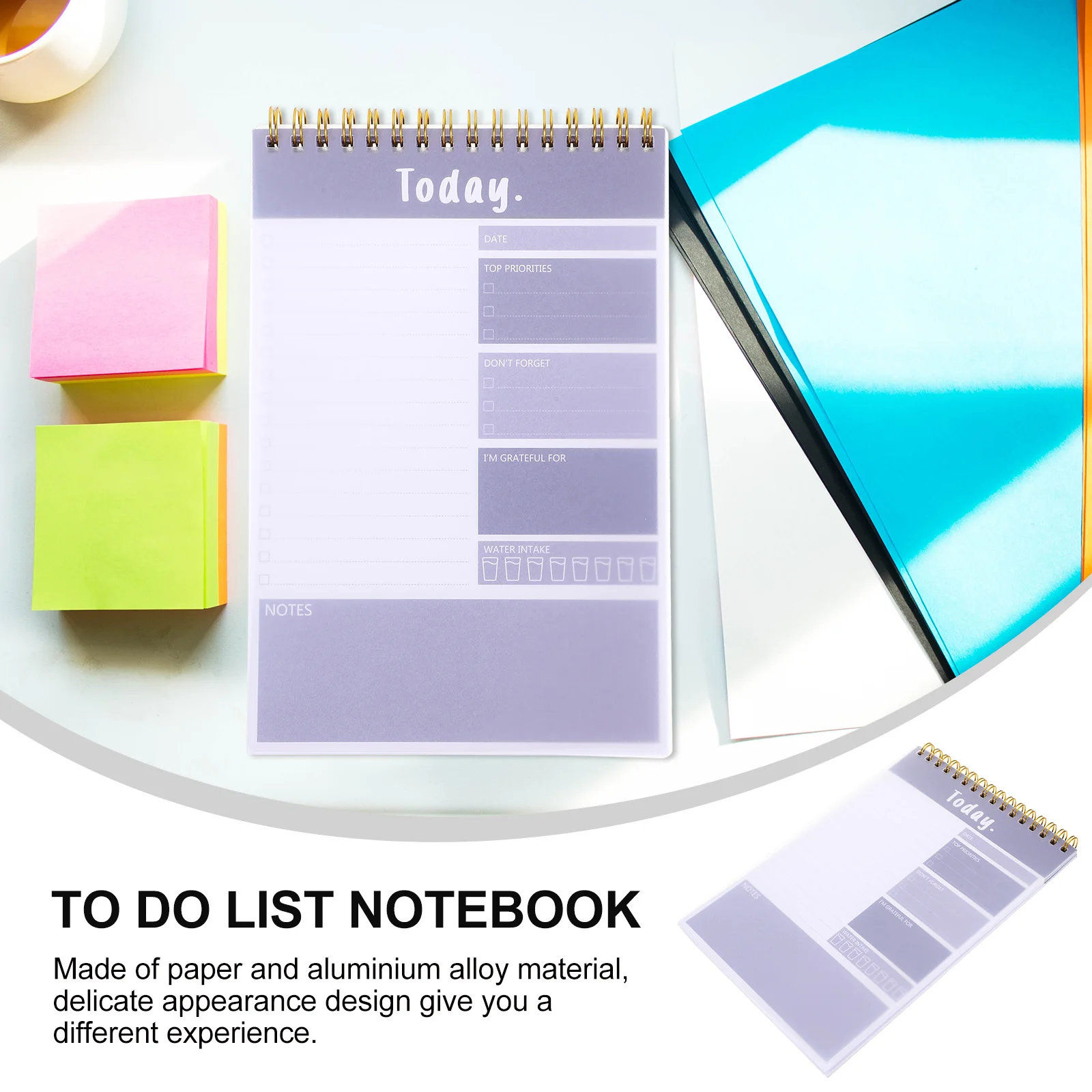 Loose Leaf Coil Notebook Spiral Notebooks Weekly Planner Daily Planner Tear Off Sheets Memo Pad Task ganizer Nonstick Design
Loose Leaf Coil Notebook Spiral Notebooks Weekly Planner Daily Planner Tear Off Sheets Memo Pad Task ganizer Nonstick Design