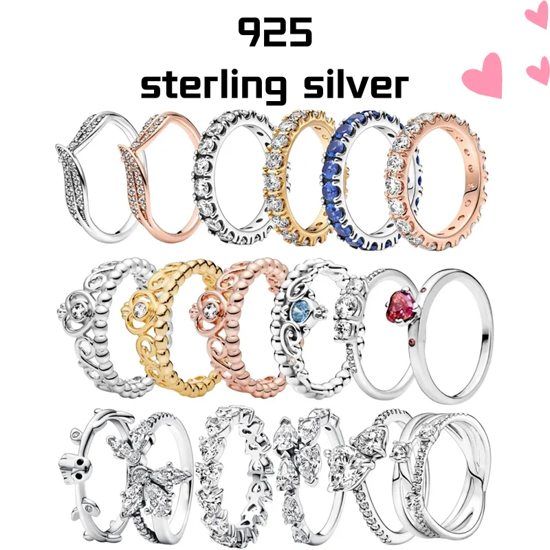 New Crown Love Silver 925 Ring Fashion Series Charming Women's Engagement Ring Party Event Jewelry Gift
New Crown Love Silver 925 Ring Fashion Series Charming Women's Engagement Ring Party Event Jewelry Gift