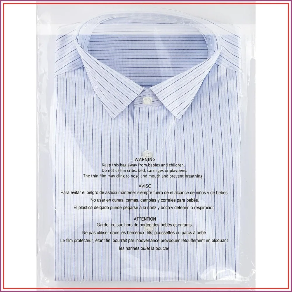 500 Clear Plastic Poly Bags 14x20 Self Seal 1.6 Mil for Clothing
500 Clear Plastic Poly Bags 14x20 Self Seal 1.6 Mil for Clothing