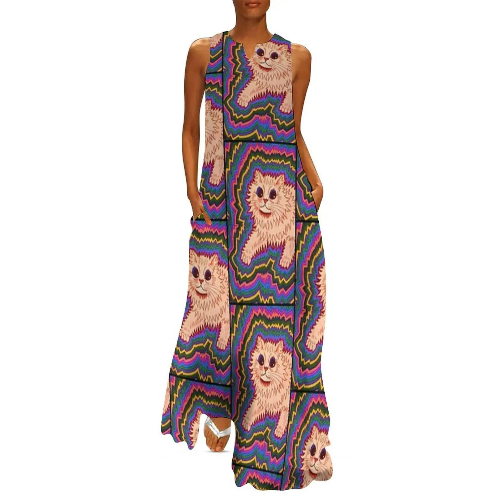 Louis wain and his amazing Psychedelic cats! Long Dress summer dress korean women Party dresses birthday dresses for women
Louis wain and his amazing Psychedelic cats! Long Dress summer dress korean women Party dresses birthday dresses for women