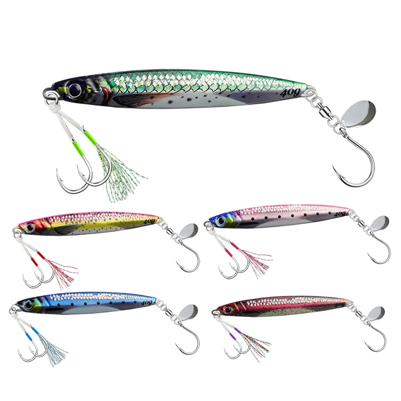 3D Speed Jig Lure Luminous Scale Lead Fish Fast Sinking Boat Saltwater Bait for Mackerel Kingfish Fishing Tackle
3D Speed Jig Lure Luminous Scale Lead Fish Fast Sinking Boat Saltwater Bait for Mackerel Kingfish Fishing Tackle