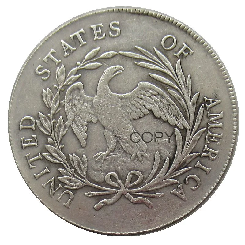 Reproduction US 1794-1798 Liberty Dollars 5pcs Silver Plated Commemorative Coins
Reproduction US 1794-1798 Liberty Dollars 5pcs Silver Plated Commemorative Coins