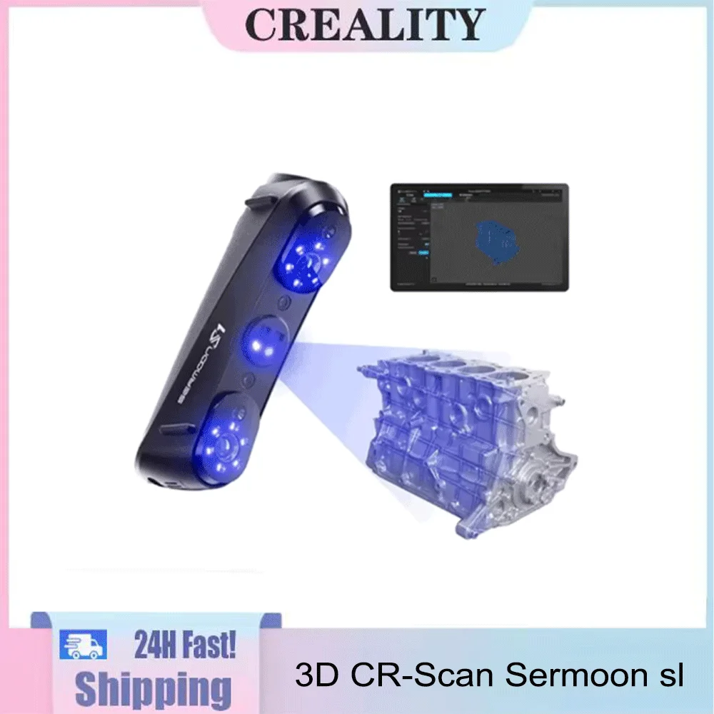 Creality Sermoon S1 3D Scanner 34+7+1 Blue Laser Line/NIR High Accuracy 90FPS Speed Anti-Shake Tracking Scanner For Scan Brigde
Creality Sermoon S1 3D Scanner 34+7+1 Blue Laser Line/NIR High Accuracy 90FPS Speed Anti-Shake Tracking Scanner For Scan Brigde