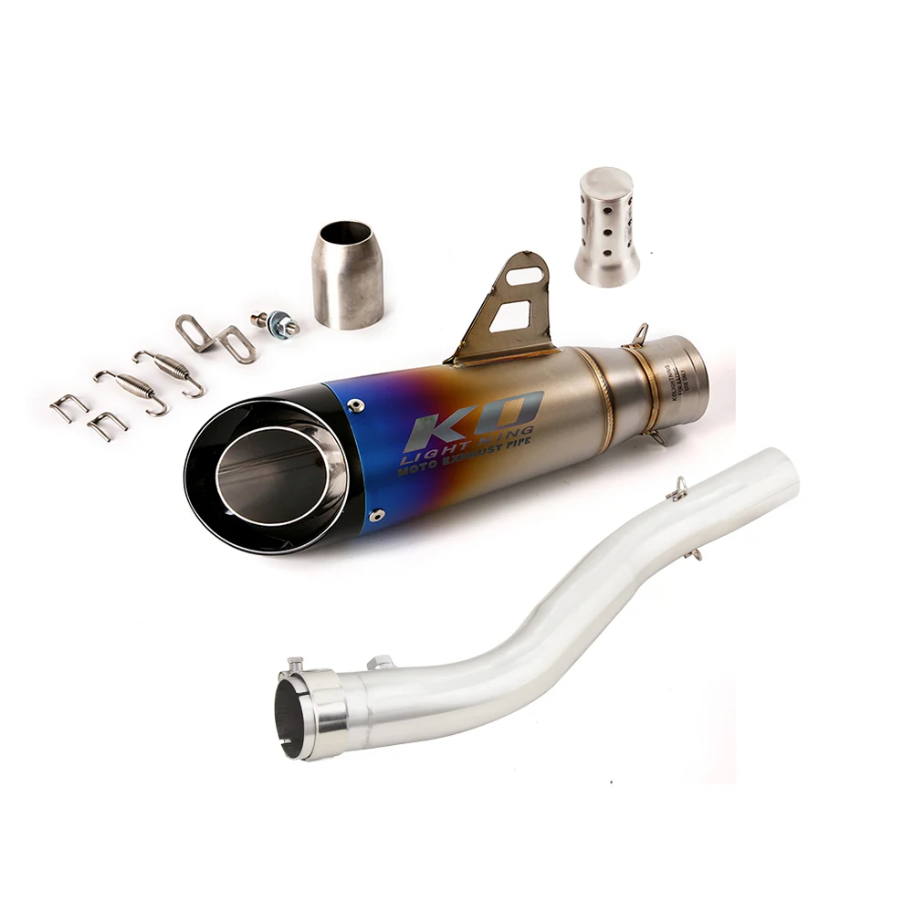 For Honda CBR600 F4i 2001-2007 Slip On 51mm Motorcycle Exhaust System Middle Link Pipe With DB Killer Stainless Steel Tube
For Honda CBR600 F4i 2001-2007 Slip On 51mm Motorcycle Exhaust System Middle Link Pipe With DB Killer Stainless Steel Tube