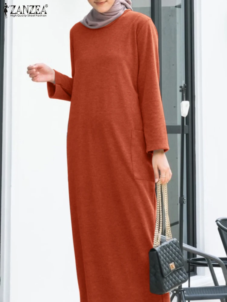 ZANZEA Elegant Turkey Hijab Muslim Dress Long Sleeve Kintting Dresses Woman Fashion Party Solid Sundress Vintage Ramadan Robe
ZANZEA Elegant Turkey Hijab Muslim Dress Long Sleeve Kintting Dresses Woman Fashion Party Solid Sundress Vintage Ramadan Robe