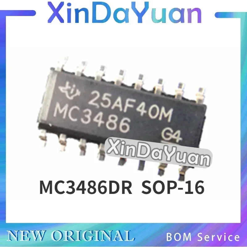 10 pcs MC3486 MC3486DR 3.9MM SOP-16 Buffer and Line Driver Chips
10 pcs MC3486 MC3486DR 3.9MM SOP-16 Buffer and Line Driver Chips