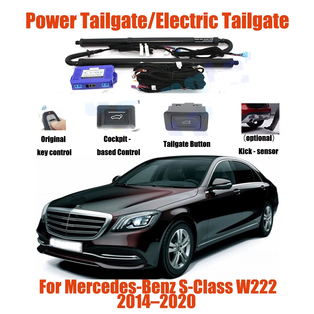 For Mercedes-Benz S-Class W222 2014–2020 Car Automatic Lifting kit Opening Trunk Intelligent Electric Lift Tailgate
For Mercedes-Benz S-Class W222 2014–2020 Car Automatic Lifting kit Opening Trunk Intelligent Electric Lift Tailgate