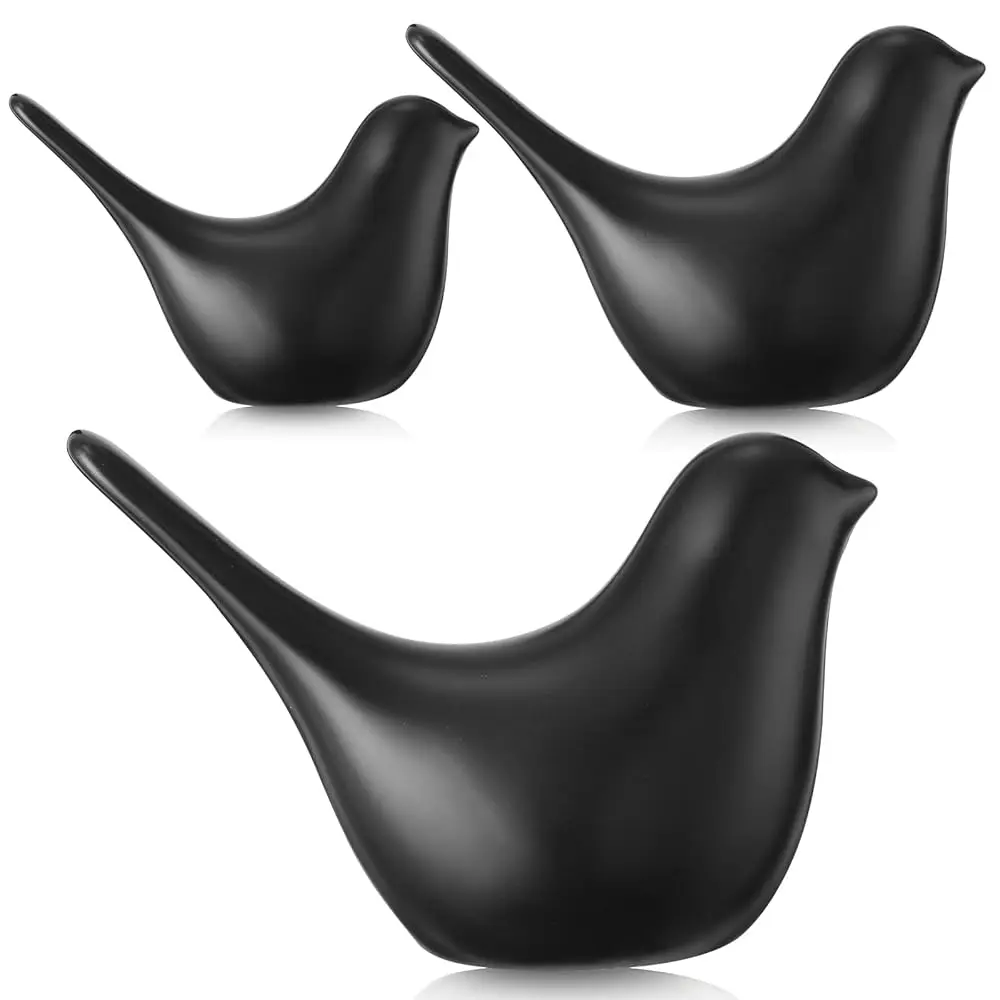 Set Of 3 Bird Decor Figurine Ceramic Bird Statue Small Modern Figurines Home Decor Decorative Ornaments For Shelf Desktop
Set Of 3 Bird Decor Figurine Ceramic Bird Statue Small Modern Figurines Home Decor Decorative Ornaments For Shelf Desktop