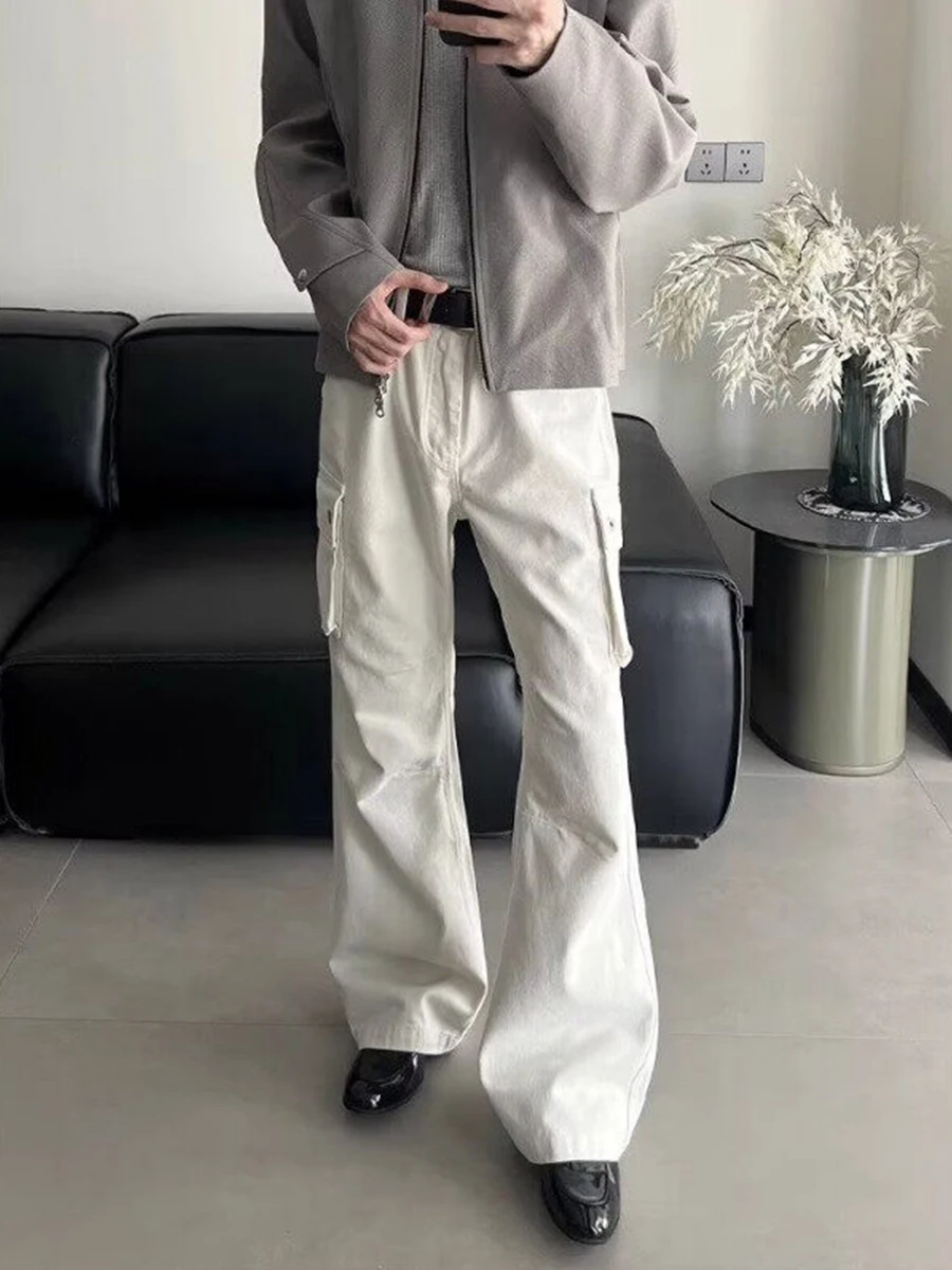 Мужские рабочие брюки цвета хаки, прямые, широкие, длинные, осенне-зимние, повседневные, уличный стиль, свободный крой
Мужские рабочие брюки цвета хаки, прямые, широкие, длинные, осенне-зимние, повседневные, уличный стиль, свободный крой