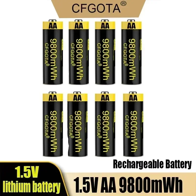 Усовершенствованный литий-ионный аккумулятор типа АА 1,5 В, 9800 МВтч с USB-зарядным устройством для дистанционного управления, мыши, вентилятора, электрической игрушки
Усовершенствованный литий-ионный аккумулятор типа АА 1,5 В, 9800 МВтч с USB-зарядным устройством для дистанционного управления, мыши, вентилятора, электрической игрушки