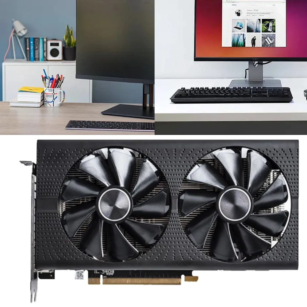 RX 580 8GB Graphics Card PCI-E 3.0 0x16 Computer Graphics Card Dual HDMI-Compatible/ DVI/ Dual DP Ports for Office PC Gaming
RX 580 8GB Graphics Card PCI-E 3.0 0x16 Computer Graphics Card Dual HDMI-Compatible/ DVI/ Dual DP Ports for Office PC Gaming