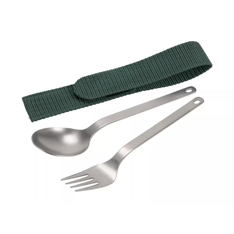 Outdoor Titanium Portable Spoon and Fork Set Portable Cookware Parts
Outdoor Titanium Portable Spoon and Fork Set Portable Cookware Parts