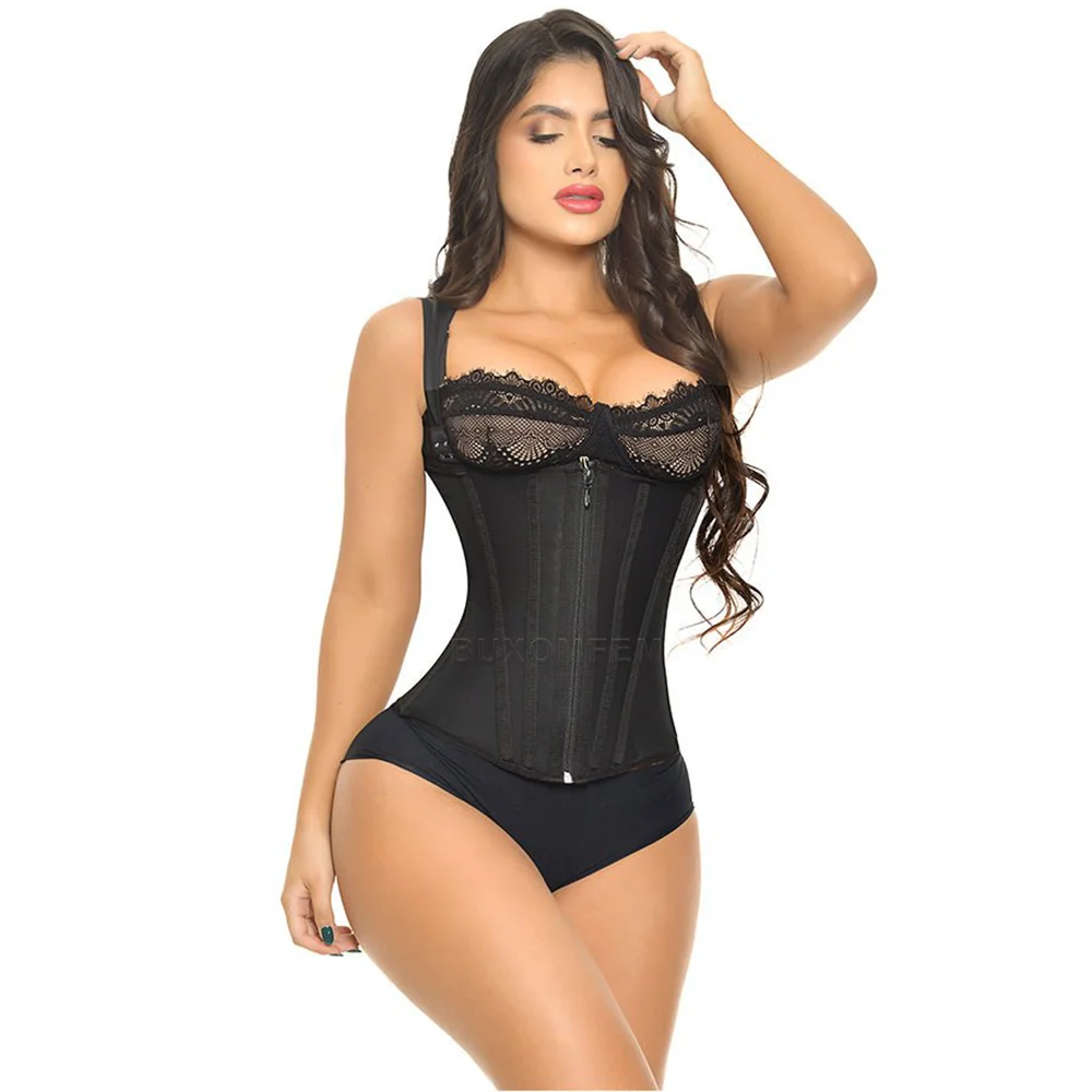 Vest Zipper Breasted Double Corset Shaping Fat Burning Highly Compressed Daily Tummy Control High Quality Waist Trainers
Vest Zipper Breasted Double Corset Shaping Fat Burning Highly Compressed Daily Tummy Control High Quality Waist Trainers