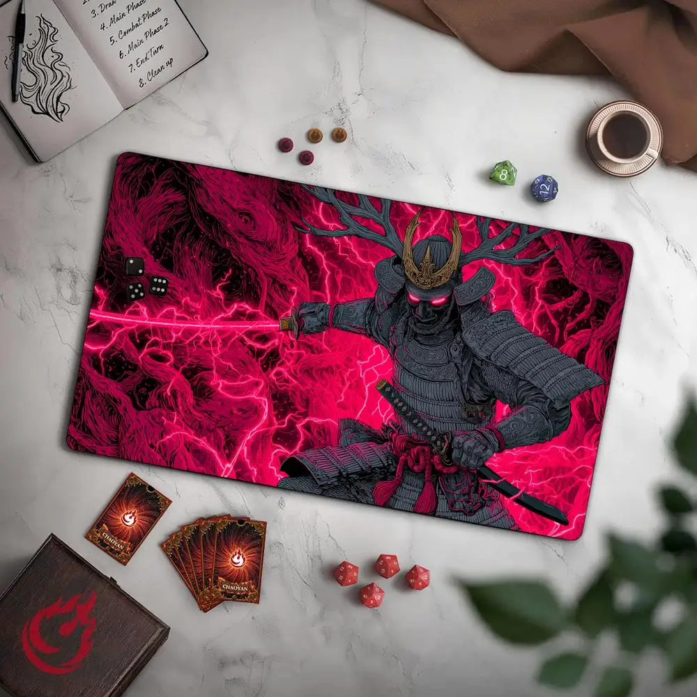 Dark Japanese Samurai MTG Playmat Magic Card Mat with Stitched Edge Non-Slip Durable Tabletop playmat Board Game Mat for TCG
Dark Japanese Samurai MTG Playmat Magic Card Mat with Stitched Edge Non-Slip Durable Tabletop playmat Board Game Mat for TCG