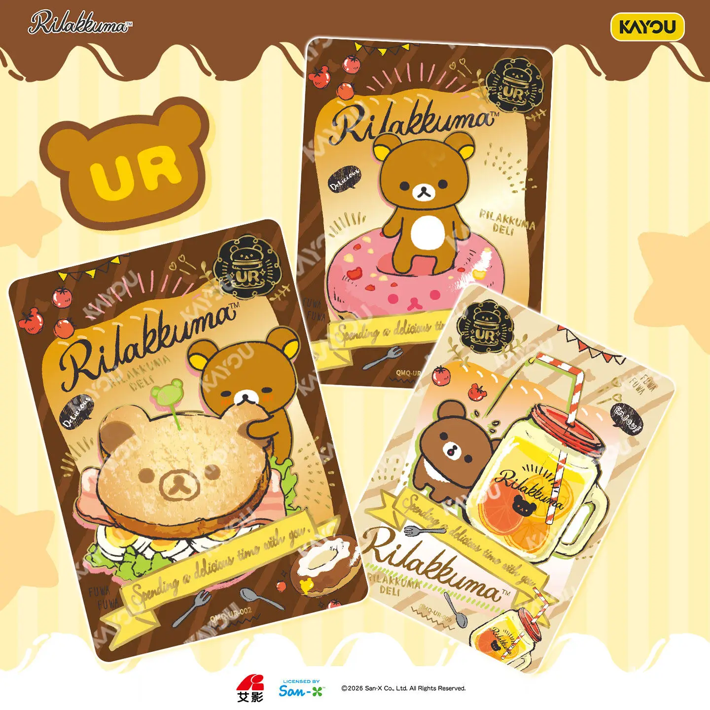 KAYOU Genuine Rilakkuma Card Cute Bag Watercolor Style Fairytale Atmosphere Anime Game Collection Card Toy Gift
KAYOU Genuine Rilakkuma Card Cute Bag Watercolor Style Fairytale Atmosphere Anime Game Collection Card Toy Gift