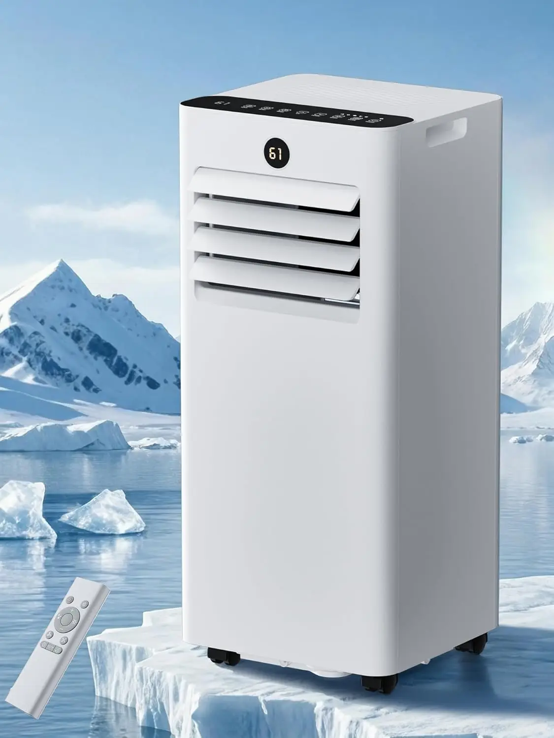 8000BTU Portable Air Conditioners, Portable AC Unit with Dehumidifier, Sleep Mode, 24H Timer, Cools Room up to 350 sq.ft, Room A
8000BTU Portable Air Conditioners, Portable AC Unit with Dehumidifier, Sleep Mode, 24H Timer, Cools Room up to 350 sq.ft, Room A
