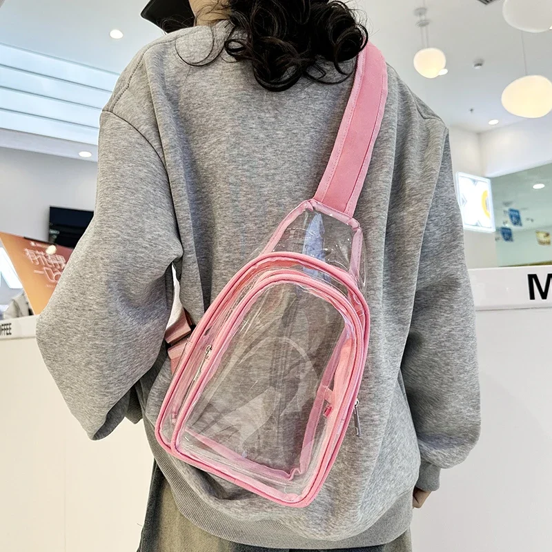 Zipper Solid Color PVC Versatile Waist Packs 2025 Hot Selling Popular Casual Chest Bag Soft Simple Commuting Sweet Crossbody Bag
Zipper Solid Color PVC Versatile Waist Packs 2025 Hot Selling Popular Casual Chest Bag Soft Simple Commuting Sweet Crossbody Bag