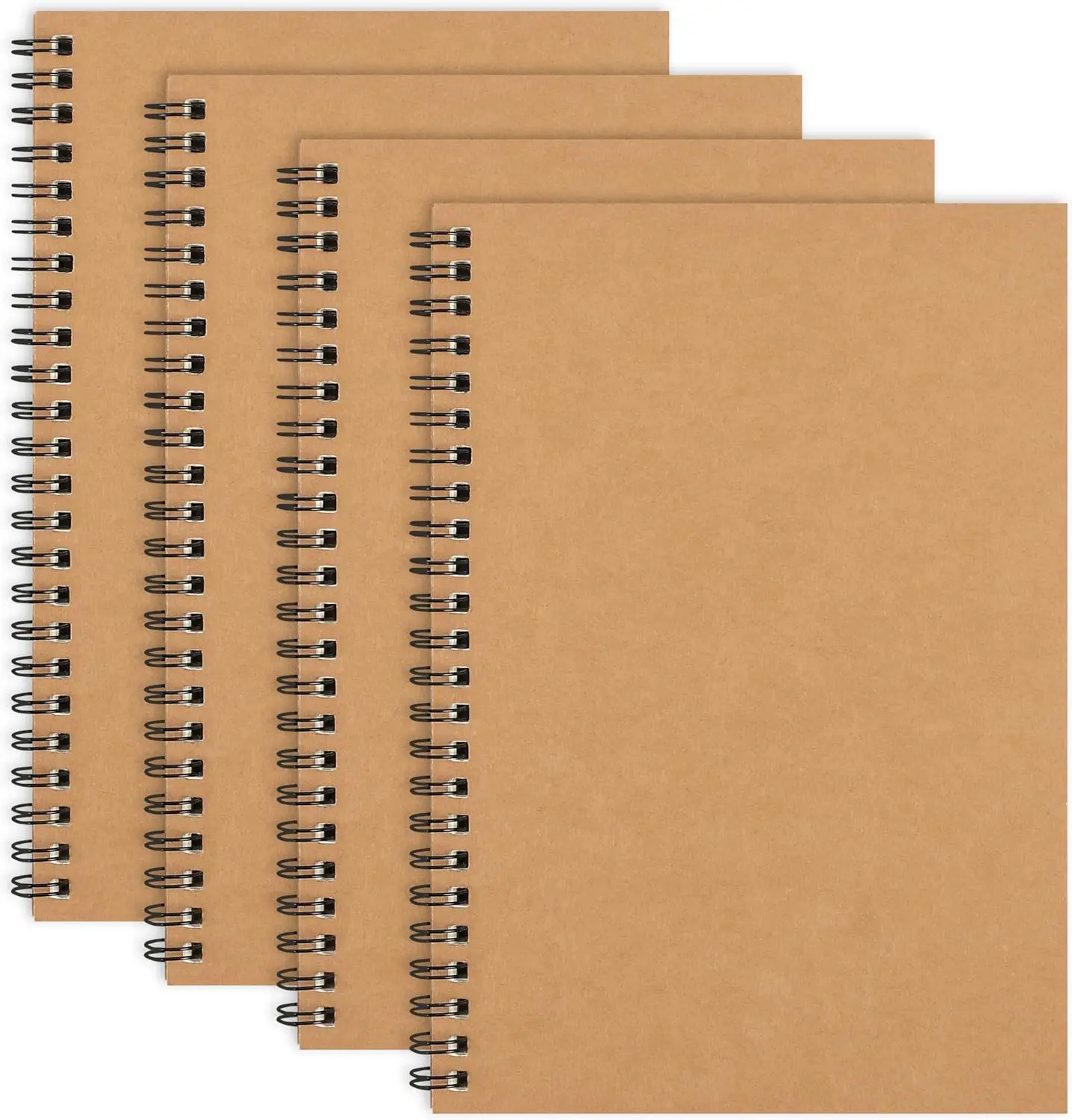 4 Pack A5 Blank Spiral Notebooks Sketchbooks 5.5x8.3in 100gsm Unlined Journals for Drawing Art Students Office
4 Pack A5 Blank Spiral Notebooks Sketchbooks 5.5x8.3in 100gsm Unlined Journals for Drawing Art Students Office