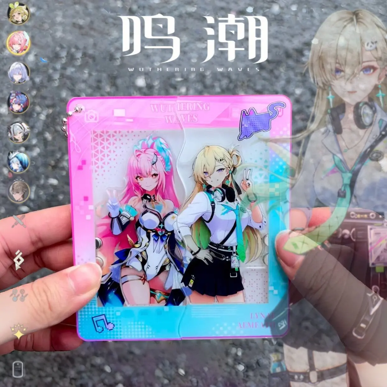 Wuthering Waves Aemeath Lynae Cosplay Anime Cartoon pull-out pendant Acrylic keychain Accessory Ornament Halloween gift
Wuthering Waves Aemeath Lynae Cosplay Anime Cartoon pull-out pendant Acrylic keychain Accessory Ornament Halloween gift