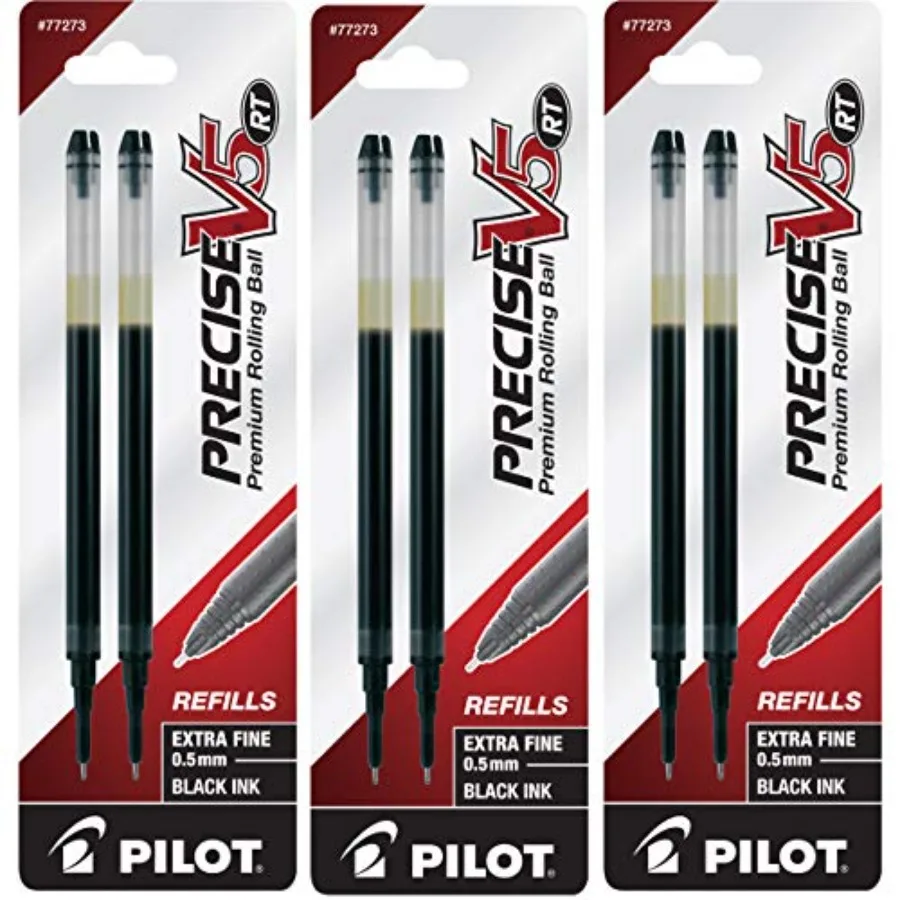 Precise V5 RT Liquid Ink Refills, Extra Fine Point 0.5 mm,,Pack of 6
Precise V5 RT Liquid Ink Refills, Extra Fine Point 0.5 mm,,Pack of 6