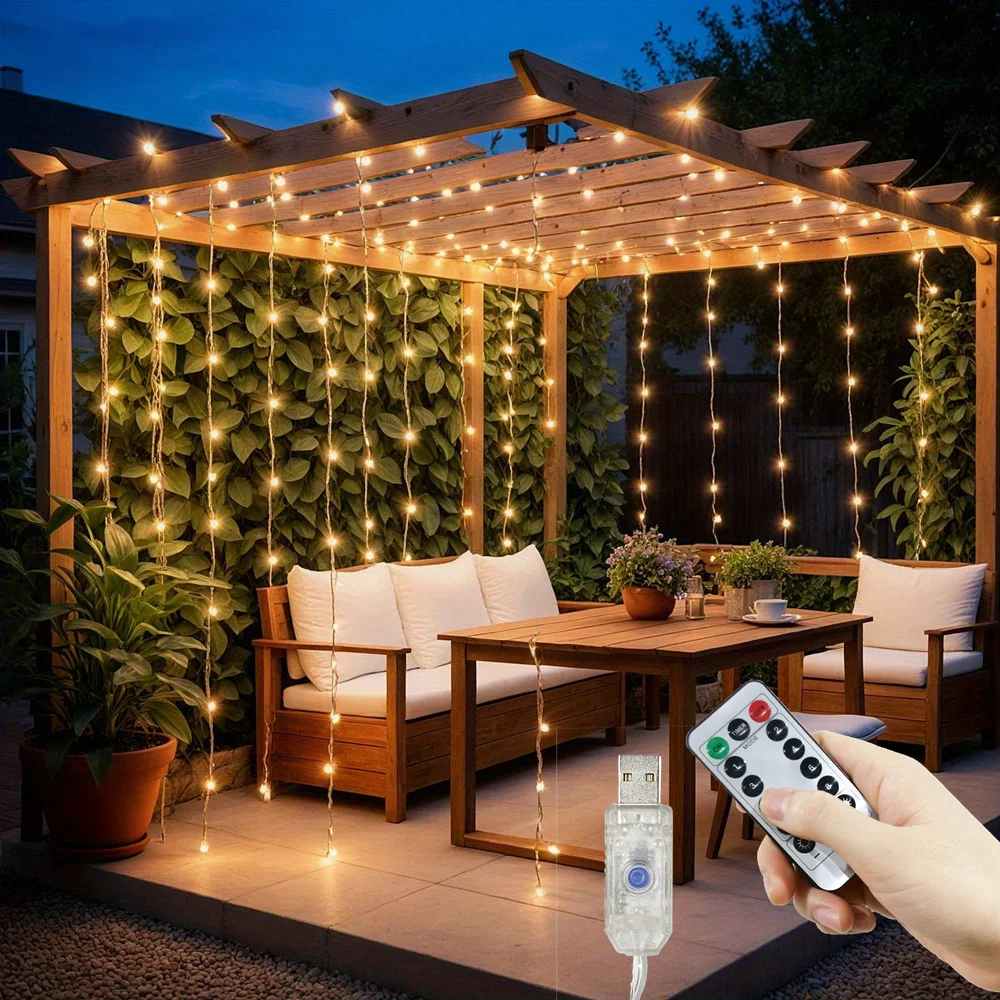 Remote Control USB Fairy String Light Wedding Decoration Festoon Christmas Party for Home Room LED Curtain Garland on The Window
Remote Control USB Fairy String Light Wedding Decoration Festoon Christmas Party for Home Room LED Curtain Garland on The Window