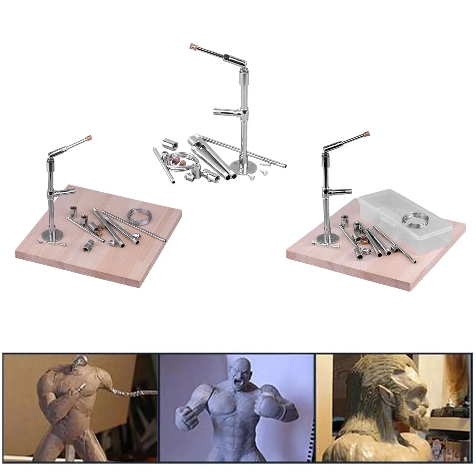 Metal Model Display Stand Flexible Adjustable Base for Miniatures Resin Figurines Pottery Sculpture and Art Decoration
Metal Model Display Stand Flexible Adjustable Base for Miniatures Resin Figurines Pottery Sculpture and Art Decoration
