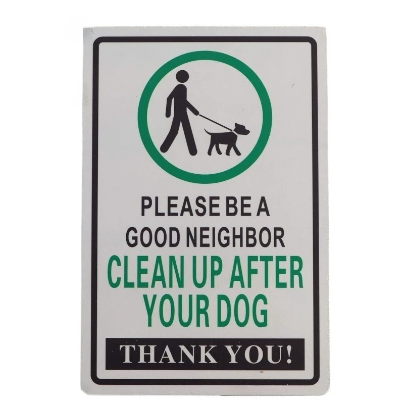 Новый знак Joffreg Clean Up After Your Dog, пожалуйста, будьте хорошее сосед, защита от ультрафиолета, защита от атмосферных воздействий, 15 см, ПВХ KK
Новый знак Joffreg Clean Up After Your Dog, пожалуйста, будьте хорошее сосед, защита от ультрафиолета, защита от атмосферных воздействий, 15 см, ПВХ KK