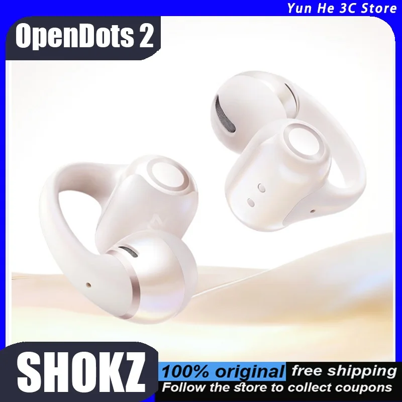 SHOKZ OpenDots 2 Bluetooth Headphones Clip-on Open-Ear Running Sports AI Call Noise Cancellation Lightweight Comfortable
SHOKZ OpenDots 2 Bluetooth Headphones Clip-on Open-Ear Running Sports AI Call Noise Cancellation Lightweight Comfortable