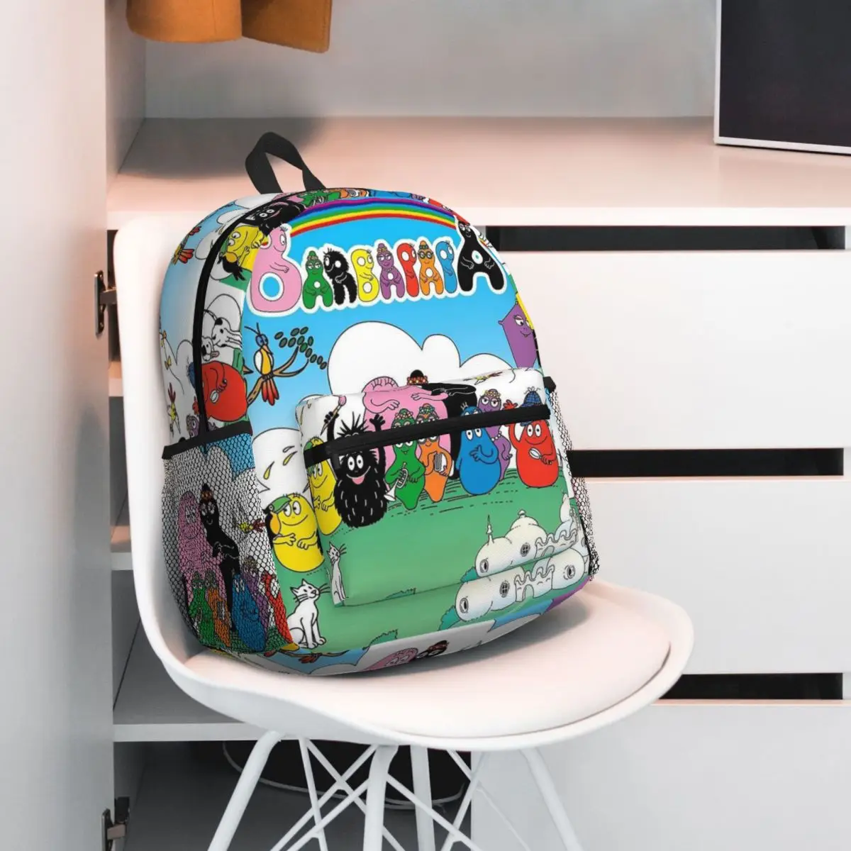 DE Kleine Dikke Barbapapa Cartoon TV Show Backpack Student BookBag Kids School Bag Laptop Shoulder Bags for Boys Girls
DE Kleine Dikke Barbapapa Cartoon TV Show Backpack Student BookBag Kids School Bag Laptop Shoulder Bags for Boys Girls