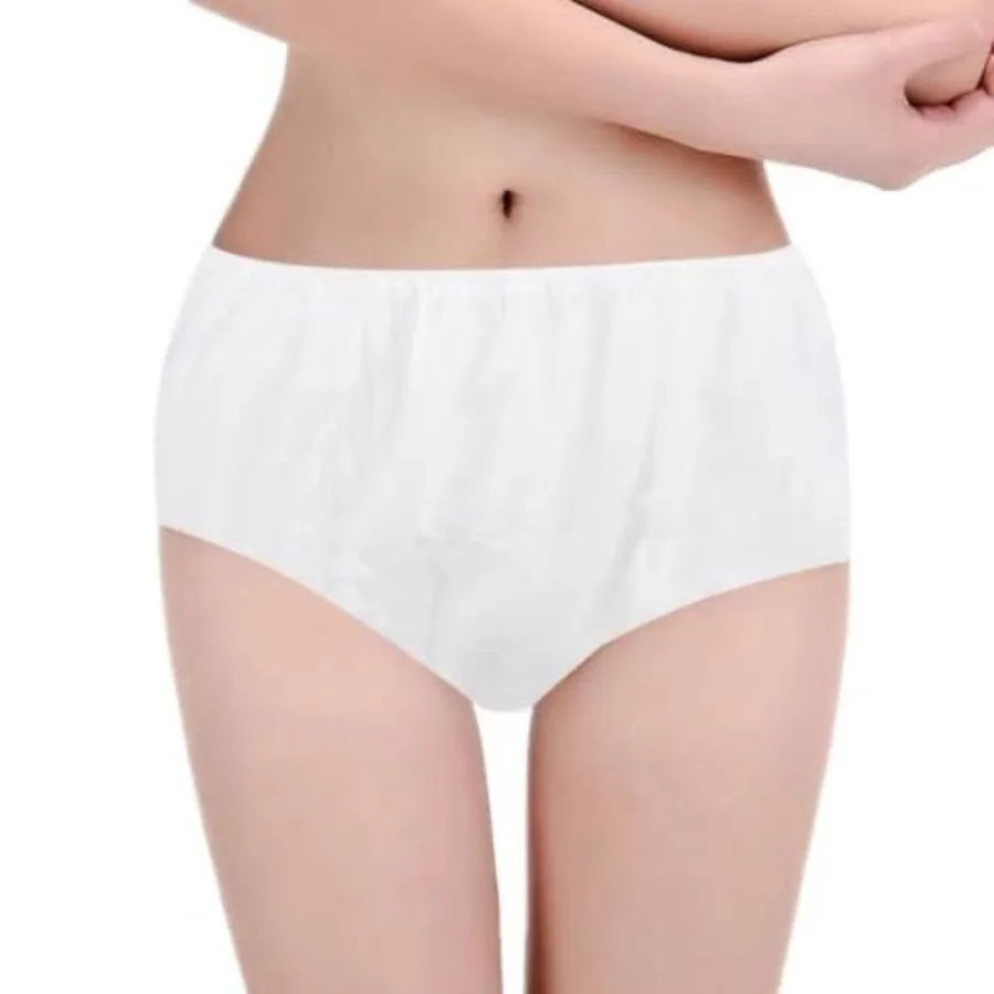 30-Pack Disposable Briefs, Bikini Panties, One-Time Use Underwear for Travel, Spa, Waxing, Bath Sauna White
30-Pack Disposable Briefs, Bikini Panties, One-Time Use Underwear for Travel, Spa, Waxing, Bath Sauna White