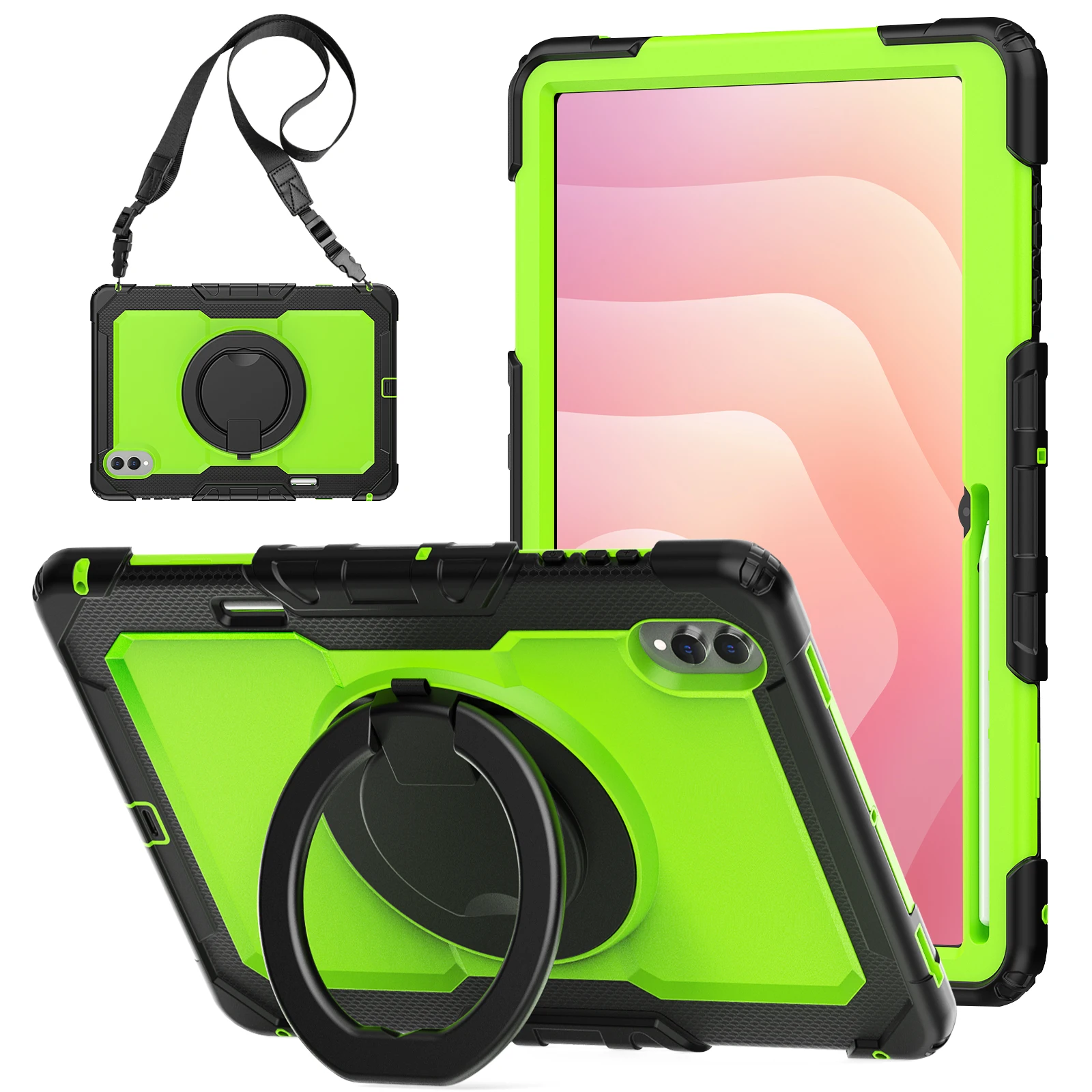 360 Rotating Handle Grip Case For Samsung Galaxy Tab S11 Ultra 2025 14.6" SM-X930 X936 Rugged Stand Cover With Shoulder Strap
360 Rotating Handle Grip Case For Samsung Galaxy Tab S11 Ultra 2025 14.6" SM-X930 X936 Rugged Stand Cover With Shoulder Strap