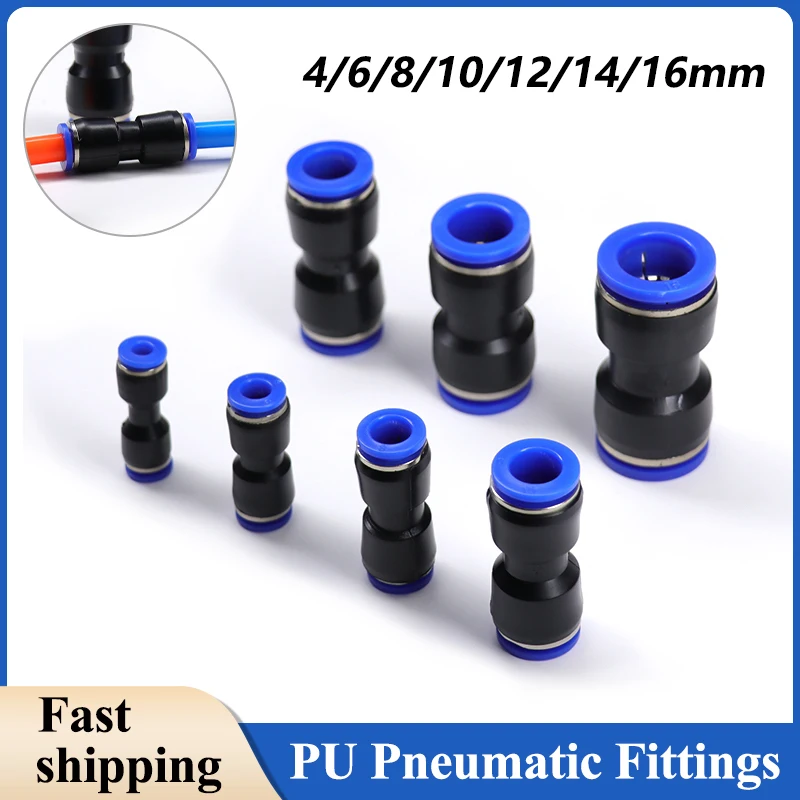 1 - 50piece PU Pneumatic Fittings Plastic Connector 4mm 6mm 8mm 10mm 12mm 14mm 16mm Air Pipe water Hose Push in Quick Connectors
1 - 50piece PU Pneumatic Fittings Plastic Connector 4mm 6mm 8mm 10mm 12mm 14mm 16mm Air Pipe water Hose Push in Quick Connectors