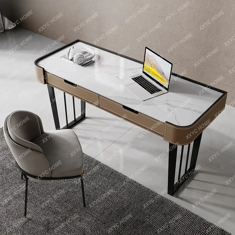 Рабочий стол из кожи Slate Light Luxury: минималистичный, современный, простой, для дома и офиса, компьютерный стол, офисный стол в средневековом стиле
Рабочий стол из кожи Slate Light Luxury: минималистичный, современный, простой, для дома и офиса, компьютерный стол, офисный стол в средневековом стиле